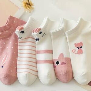 5 Pairs Cotton teen/ woman’s Short Socks